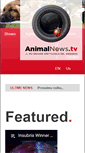 Mobile Screenshot of animalnews.tv